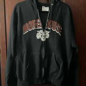 Morehouse Champion Black Athletic Hoodie